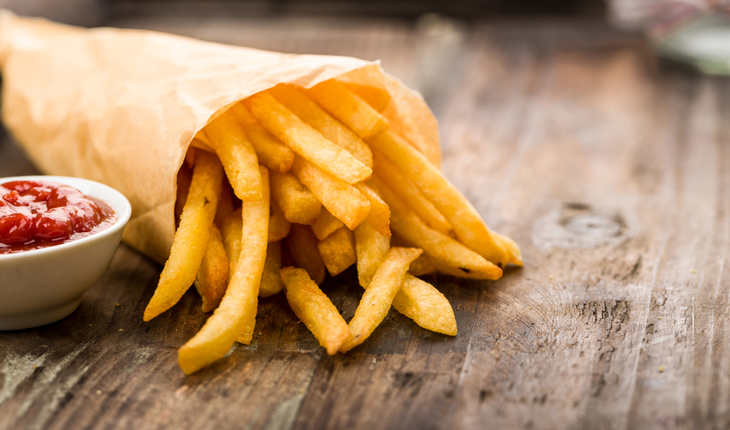 French Fries and Ketchup