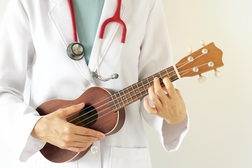 Doctor with banjo