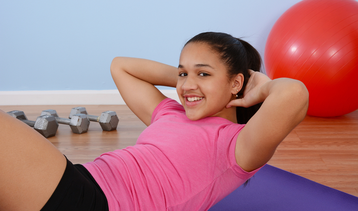 TEEN AT GYM #2