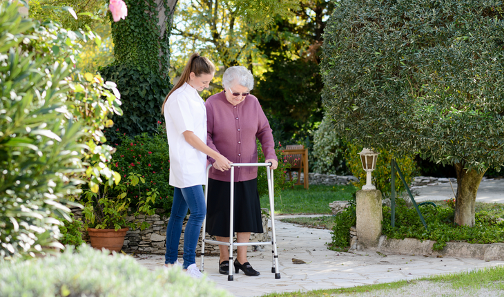 disabled older woman