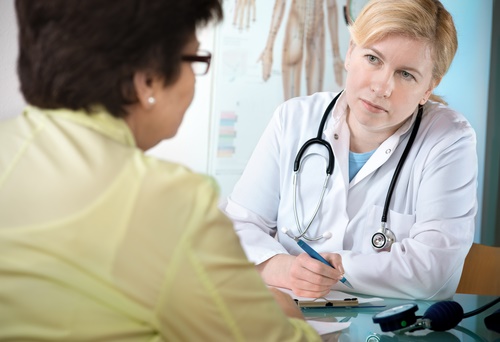doctor and woman patient