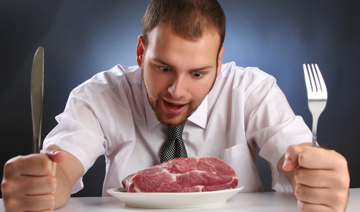 eating red meat