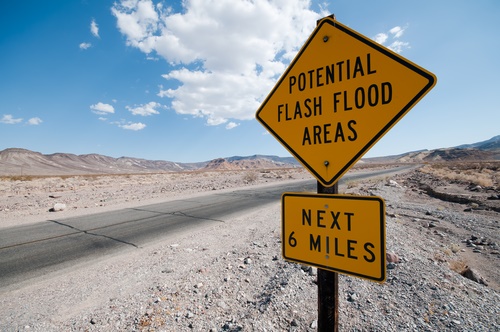 flash flood sign