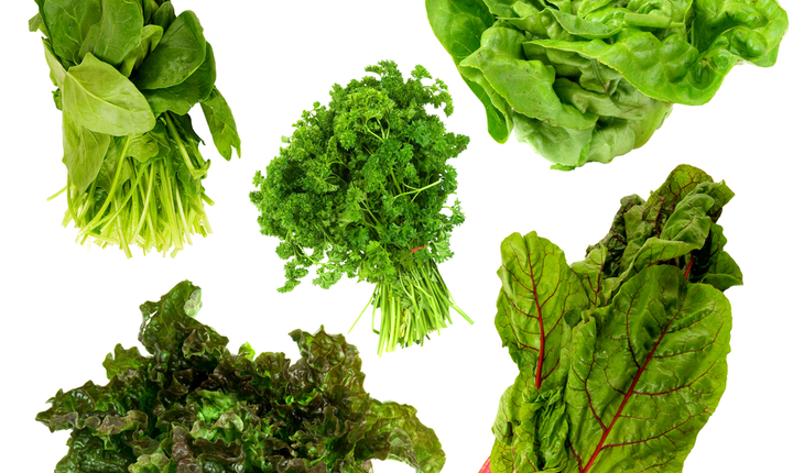 green leafy vegetables