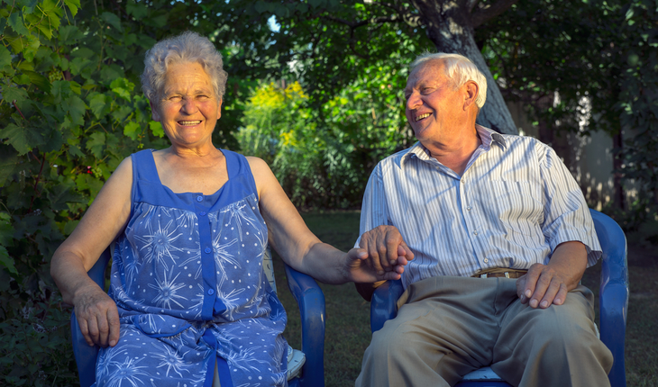happy older people