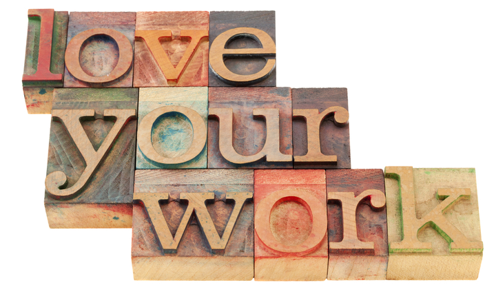 love your work block sign