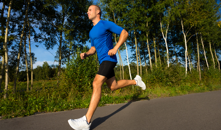 man running
