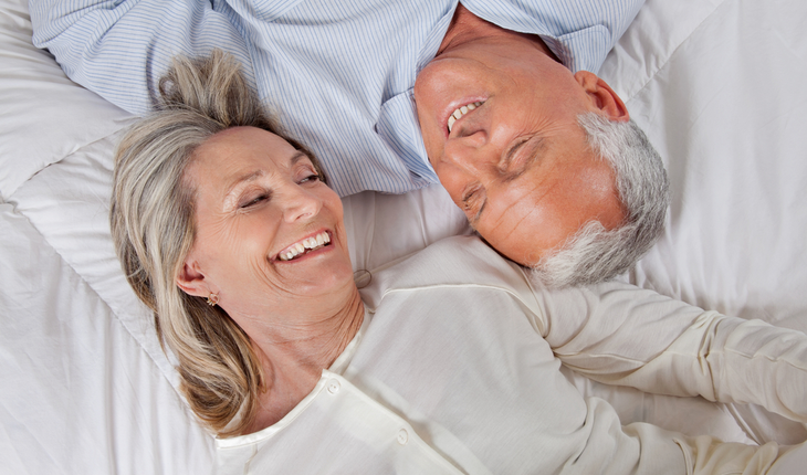mature couple in love