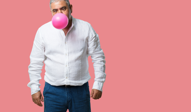 mature-man-chewing-gum