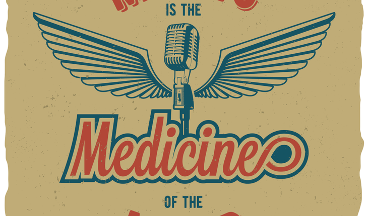 music is the medicine of the mind sign