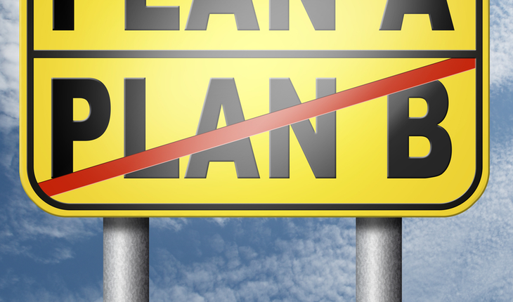 no backup plan sign