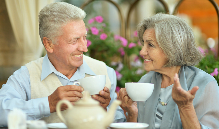 older couple date