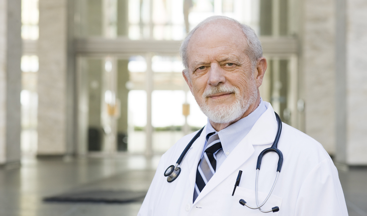 older doctor