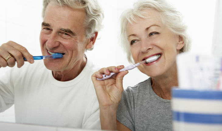 older man, lost tooth