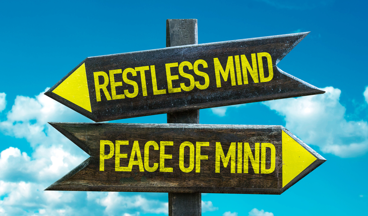 peace of mind sign