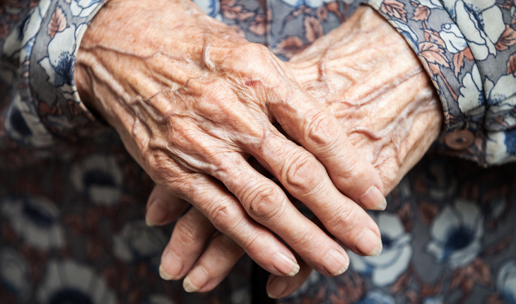 very old hands