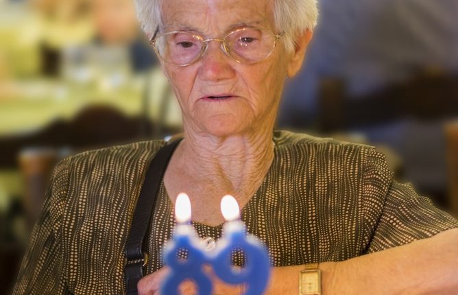 woman 89th birthday