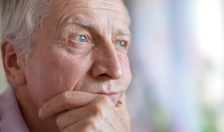 worried older man