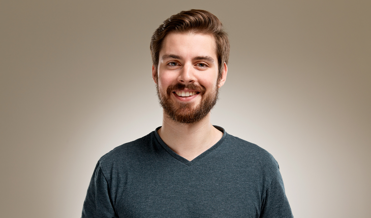 young man with beard