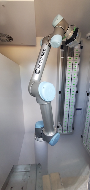 Latvia Robot COVID test