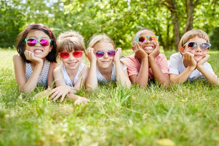 kids in sunglasses