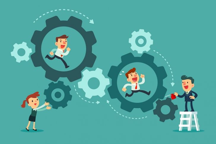 bicyling while working