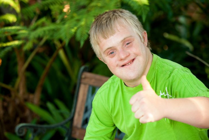 Downs syndrome teen