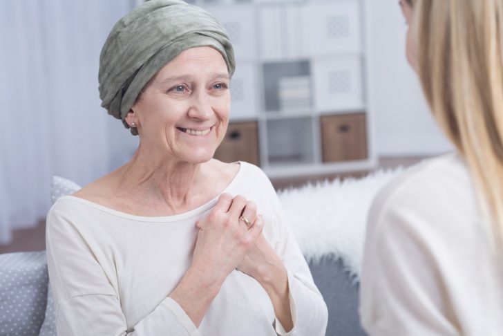 older woman cancer patient