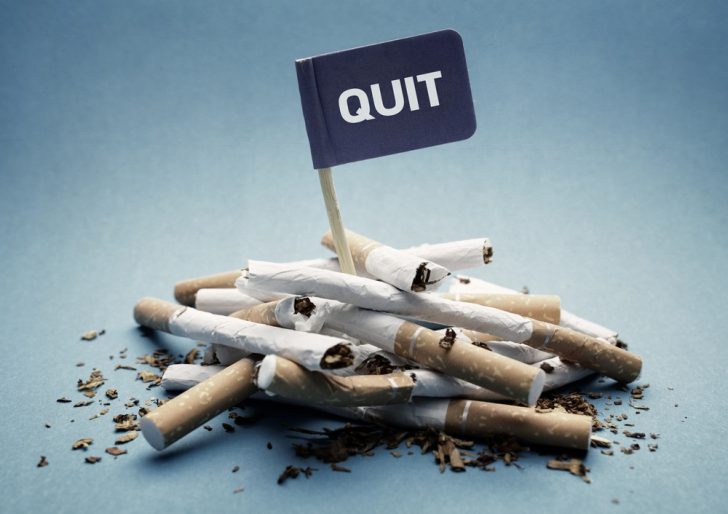 quit smoking sign