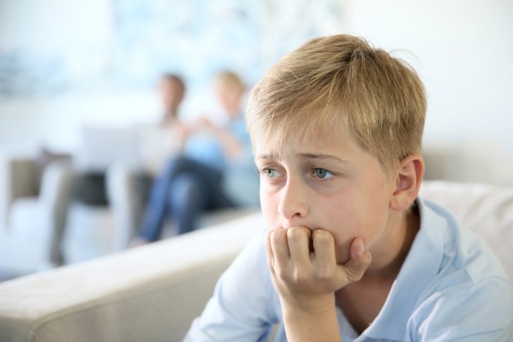 anxious child