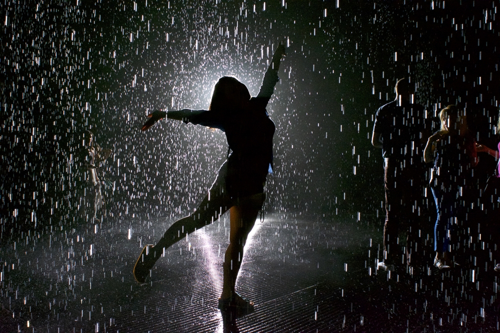 We need to dance in the rain emotionally. 