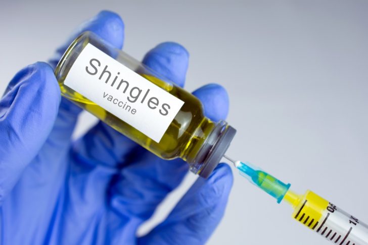 needle used for shingles vaccine