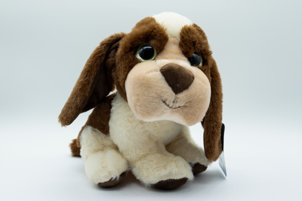 oversized stuffed dog